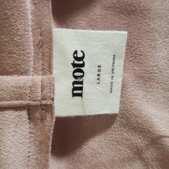 Mote pink faux suede jacket - Picture 6 of 6